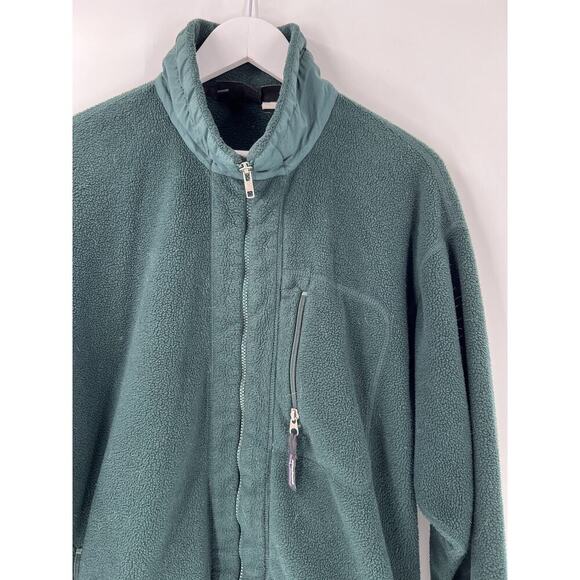 Vintage Patagonia Synchilla Jacket Womens Large Green Fleece Fall 1998 Full Zip - Picture 3 of 16